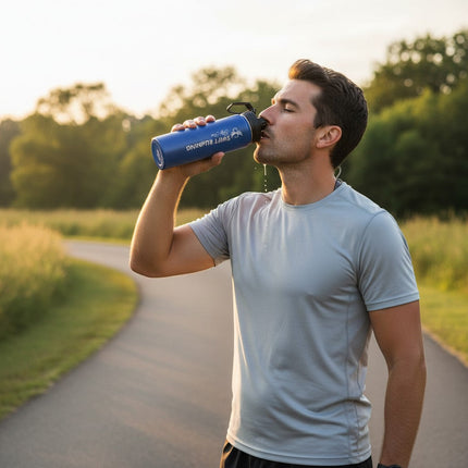 Water Bottle Blue