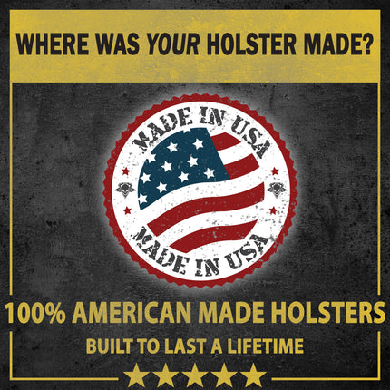 Suede Leather IWB Holster – Small Size | Made in USA