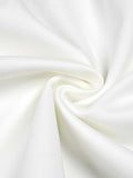 White Sequin Off-Shoulder Evening Gown For Women, Slim Fit, Midtown, BYMANYC New York.