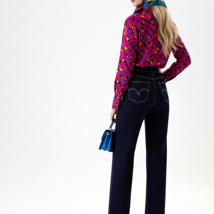 Wide-Leg Cropped Jeans, Fifth Avenue | Women - BYMANYC ® New York