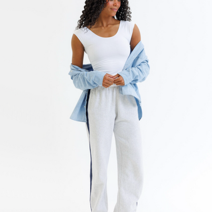 Wonder Cotton Stretch Cap-Sleeve Tee