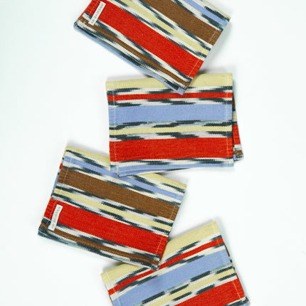 Xela Multi Jaspe Cocktail Napkins Set of 4