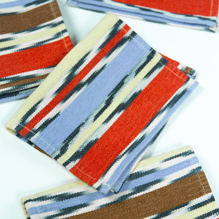 Xela Multi Jaspe Cocktail Napkins Set of 4