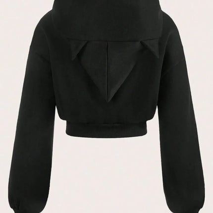 Zip-Up Cropped Hoodie | Brooklyn - BYMANYC ® New York