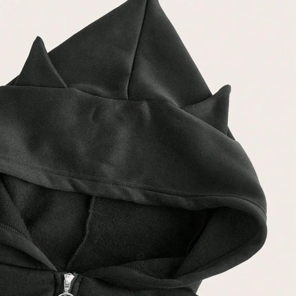 Zip-Up Cropped Hoodie | Brooklyn - BYMANYC ® New York