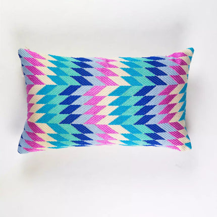 Almolonga Diamond Pillow - Blue Multi