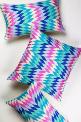 Almolonga Diamond Pillow - Blue Multi