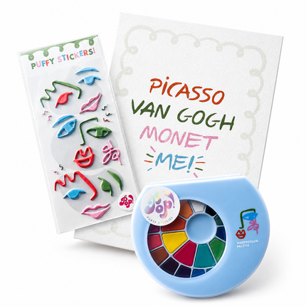 Little Artist Watercolor & Sticker Activity Bundle