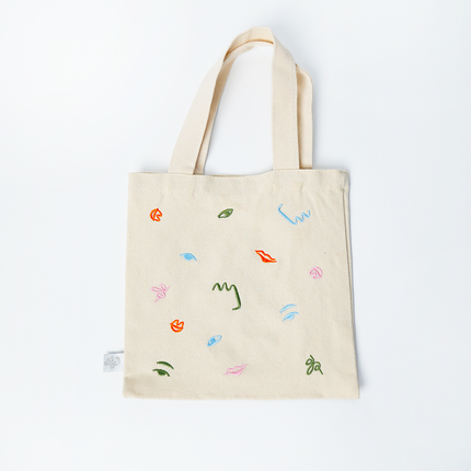 Mini Tote Bag (Art Party Theme)