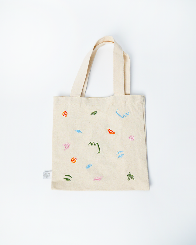 Mini Tote Bag (Art Party Theme)