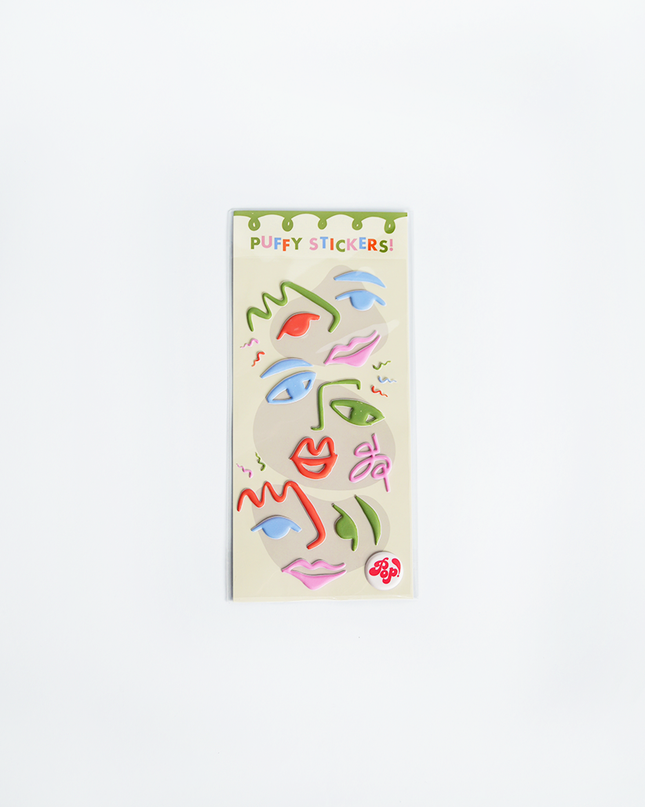 Art Party Puffy Stickers - 10 pack