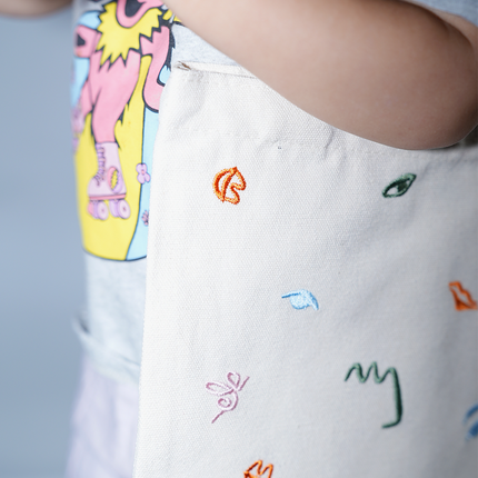Mini Tote Bag (Art Party Theme)