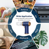 Clean Jet 2-in-1 Cordless Vacuum & Air Duster | 50,000 RPM Handheld Cleaner with HEPA Filter