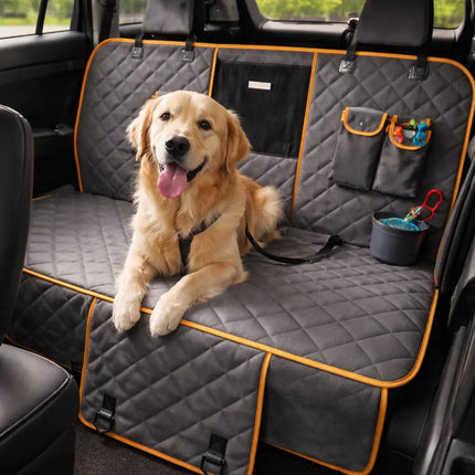 Luxury Dog Car Seat Cover Hammock – Waterproof, Non-Slip & Travel-Ready | The Max & Rex Collection