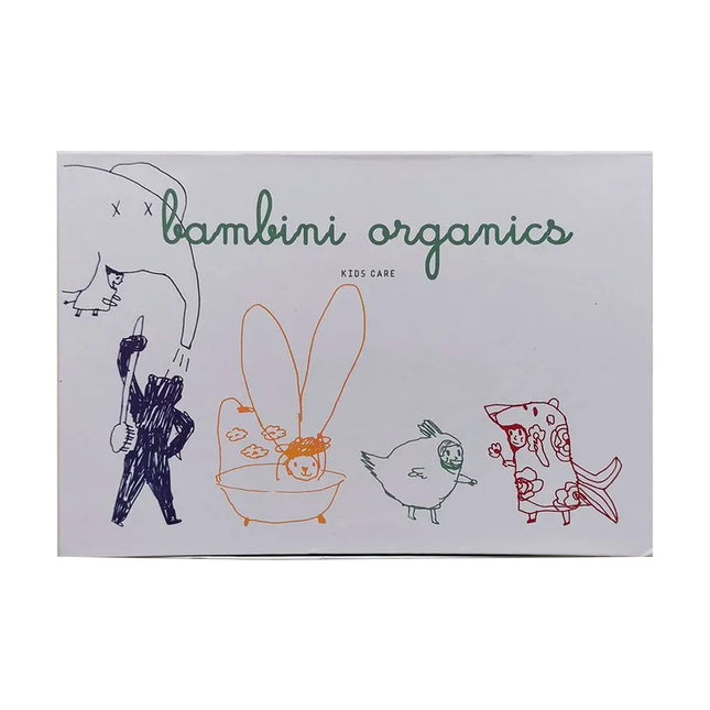 Bambini Organics Paris Bebek Bakım Seti – Doğal Şampuan, Duş Jeli, Vücut Losyonu, Sabun ile Kitap Kutulu Organik Bakım