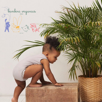 Bambini Organics Paris Baby Care Set – Natural Shampoo, Shower Gel, Lotion & Soap in Storybook Box