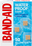 Band-Aid Waterproof Clear Spot Bandages — 50 Count