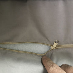 Portable Pet Car Seat – Elevated Dog & Cat Booster Seat, Armrest Carrier, Travel Safety Bag, Washable, Mesh Visibility Panel – Grey/Khaki, Small & Large