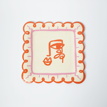 Art Party Dinner Plates (x 12)