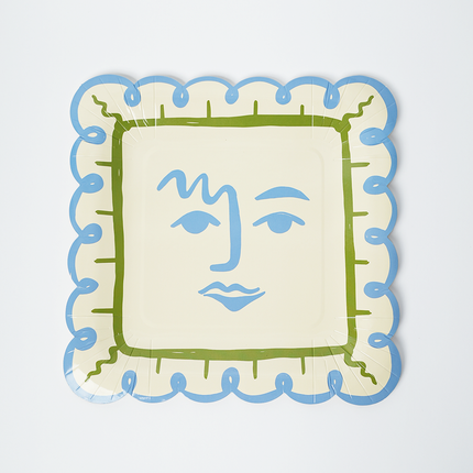 Art Party Dinner Plates (x 12)