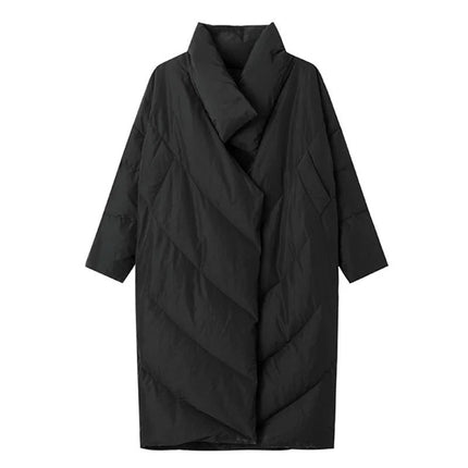 Black Down Coat For Women, SoHo, BYMANYC New York. - Marcapon