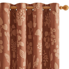 Bohome Foliage Blackout Curtains