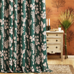 Bohome Foliage Blackout Curtains