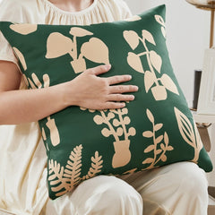 Bohome Foliage Cushion Covers