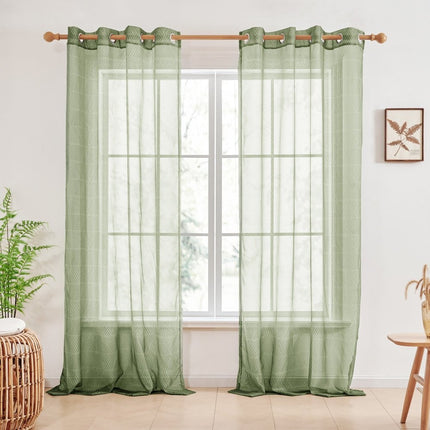 Bohome Rattan Sheer Curtains