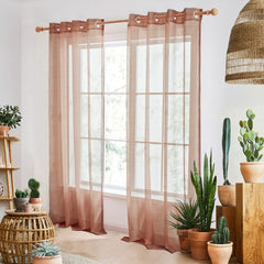 Bohome Rattan Sheer Curtains