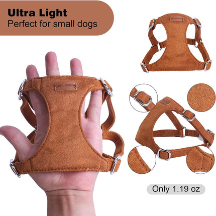 No Pull Puppy Harness, Leash & Collar Set — Soft, Escape-Proof, Adjustable