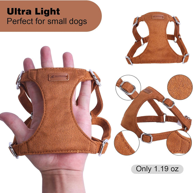 No Pull Puppy Harness, Leash & Collar Set — Soft, Escape-Proof, Adjustable