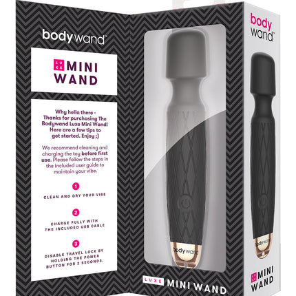 Bodywand Luxe Mini Wand — 7-Mode Splashproof Silicone Wand Vibrator