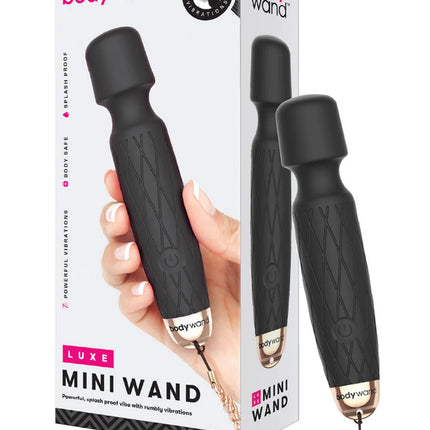 Bodywand Luxe Mini Wand — 7-Mode Splashproof Silicone Wand Vibrator