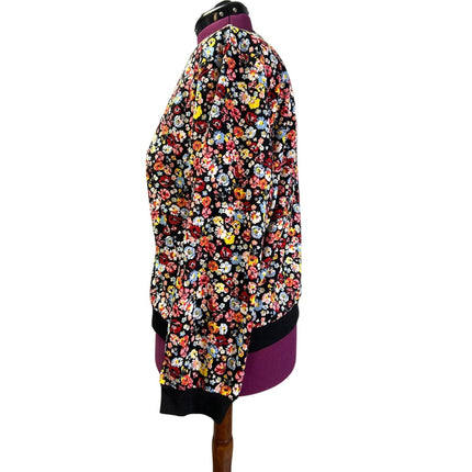 Shein Womens Plus Size Floral Full Zip Lightweight Jacket — Pre-Owned, Size 3X