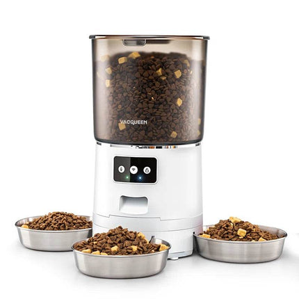 Smart 3-Bowl WiFi Multi-Pet Feeding System | 6L Capacity · Individual Portion Control · 2-Way Audio
