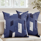 Dark Blue-White Sheet / 16x16