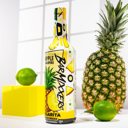 Cocktail Mixer Pineapple Mango Spicy Jalapeño Margarita Mix - 750ml - Marcapon