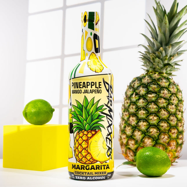 Cocktail Mixer Pineapple Mango Spicy Jalapeño Margarita Mix - 750ml - Marcapon