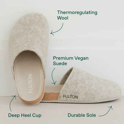 Fulton Cork Footbed House Shoes
