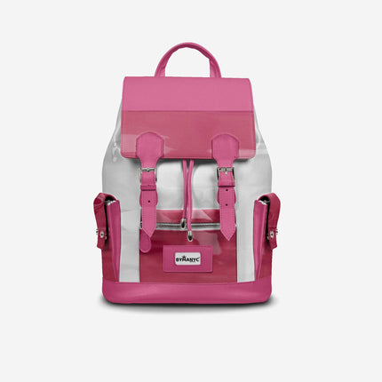COUTURE Eco Backpack – Pink & White Edition | BYMANYC ® New York - Marcapon
