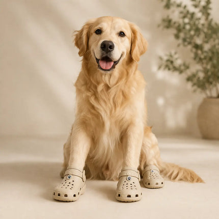 Croc-Style Dog Shoes – 4 Pack Set