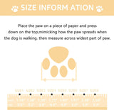 Croc-Style Dog Shoes – 4 Pack Set