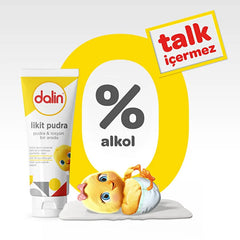 Dalin losyon pudra bebek cildine uygulanışı
