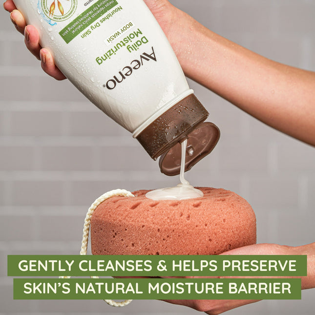 Aveeno Daily Moisturizing Yogurt Body Wash with Apricot scent 18 fl. Oz