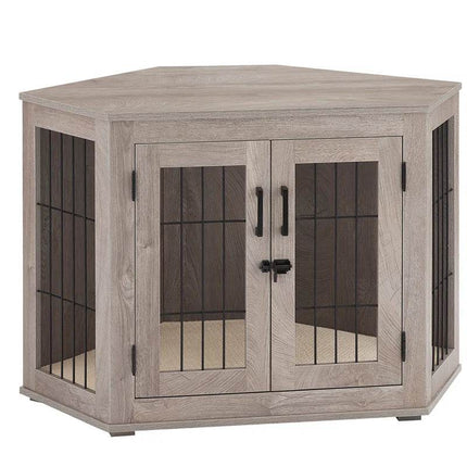 Dereham Furniture Corner Dog Crate with Cushion - Marcapon