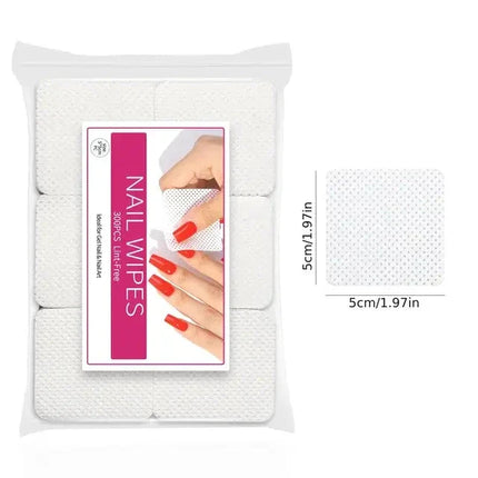 Dissolving Nail Polish Remover Wipes | Gentle Non-Woven Pads for Home & Salon Use