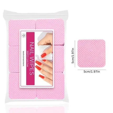 Dissolving Nail Polish Remover Wipes | Gentle Non-Woven Pads for Home & Salon Use