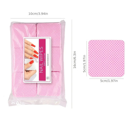 Dissolving Nail Polish Remover Wipes | Gentle Non-Woven Pads for Home & Salon Use