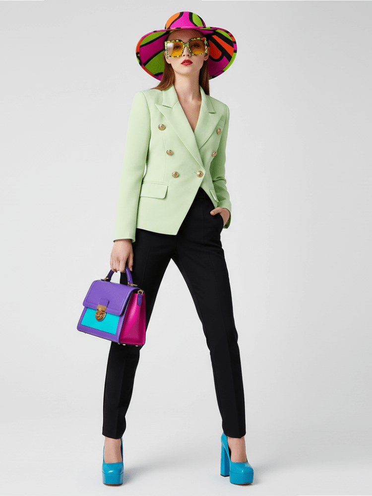 Double - Breasted Blazer Jacket UPPER WEST SIDE BYMANYC ® New York - Marcapon